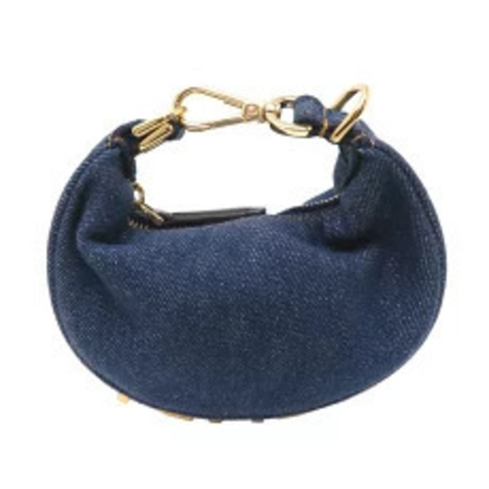 Fendi Graphic Hobo Bag Handbag Denim Blue